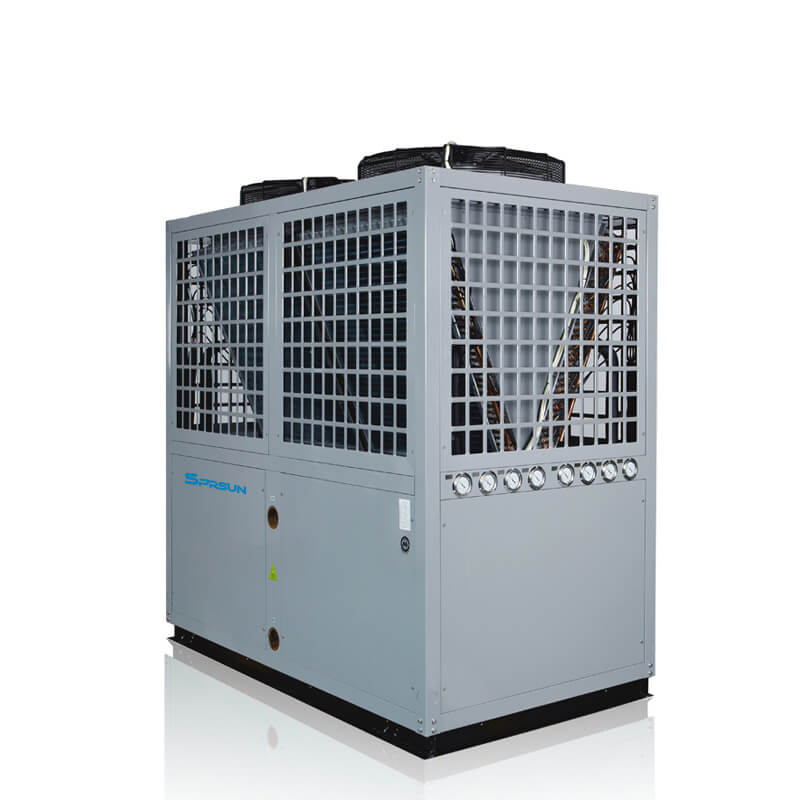 chauffe-eau à hautes températures industriel de pompe à chaleur de source d'air de 42KW 55KW 80℃ EVI 
